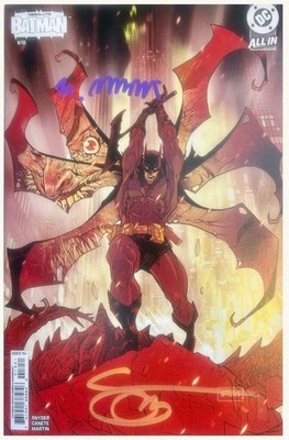   ABSOLUTE BATMAN #18 CVR E - 1:25 - 2X SIGNED BY CANETE & SNYDER W/COA'S