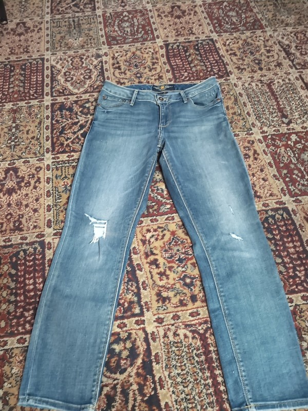 Lucky Brand Distressed Ripped Lolita Crop Skinny Jeans Size 4/27