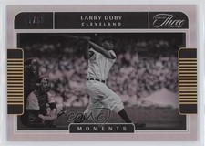 2022 Panini Three and Two Moments Holo Gold 47/50 Larry Doby #M-7 HOF n8a