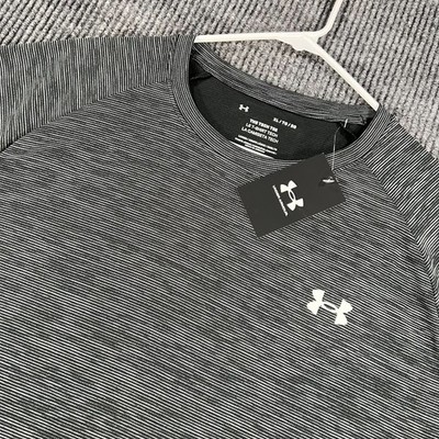 Under Armour Tech Tee Shirt Mens XL Extra Large Black Short Sleeve Loose Fit New
