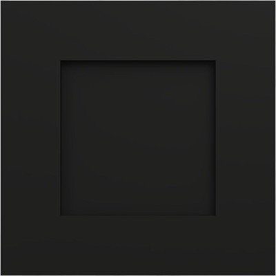 Black 12'' x 12'' Enduracore Composite Flat Panel Shutter Sample