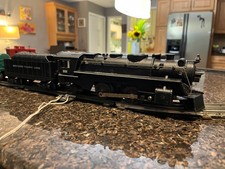 MARX TRAIN SET- 666 DIE CAST STEAM ENGINE, TENDER, TRANSFOMER, TRACK AND 4 CARS