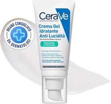 Cerave Crema Gel Idratante anti Lucidità, per Pelli Grasse, Miste E a Tendenza A