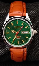 Orologio da Polso Uomo Automatico Vintage Ricondizionato Citizen 8200 Japan Made 35 MM