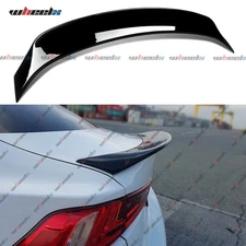 GLOSS BLACK AR STYLE REAR TRUNK SPOILER LIP FOR 2014-20 LEXUS IS200T IS250 IS350