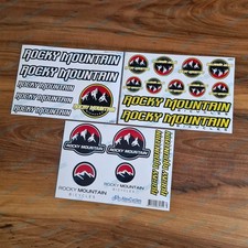 Kit Adesivi Decalcomanie Telaio Mountain Bike Rocky MTB Kit Restauro Bici