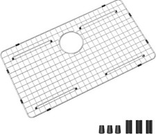 Serene Valley Sink Bottom Grid 27-9/16" X 14-7/16 ", Centered Drain W Corner Rad