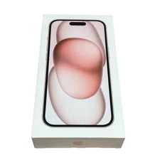 Apple Iphone 15 128 Gb Model MTLW3LL/A Pink Color **Empty Box Only