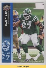 2022 Upper Deck CFL Blue Dan Clark #14 READ 1o9l