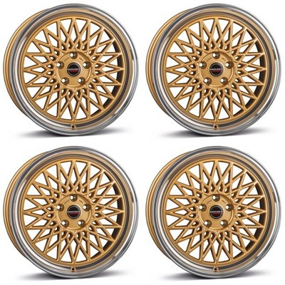 4 Borbet Felgen B 8.0x17 ET45 5x112 GOLDP für Audi A3 Q2 Q3 S3 SQ2 TT TTS