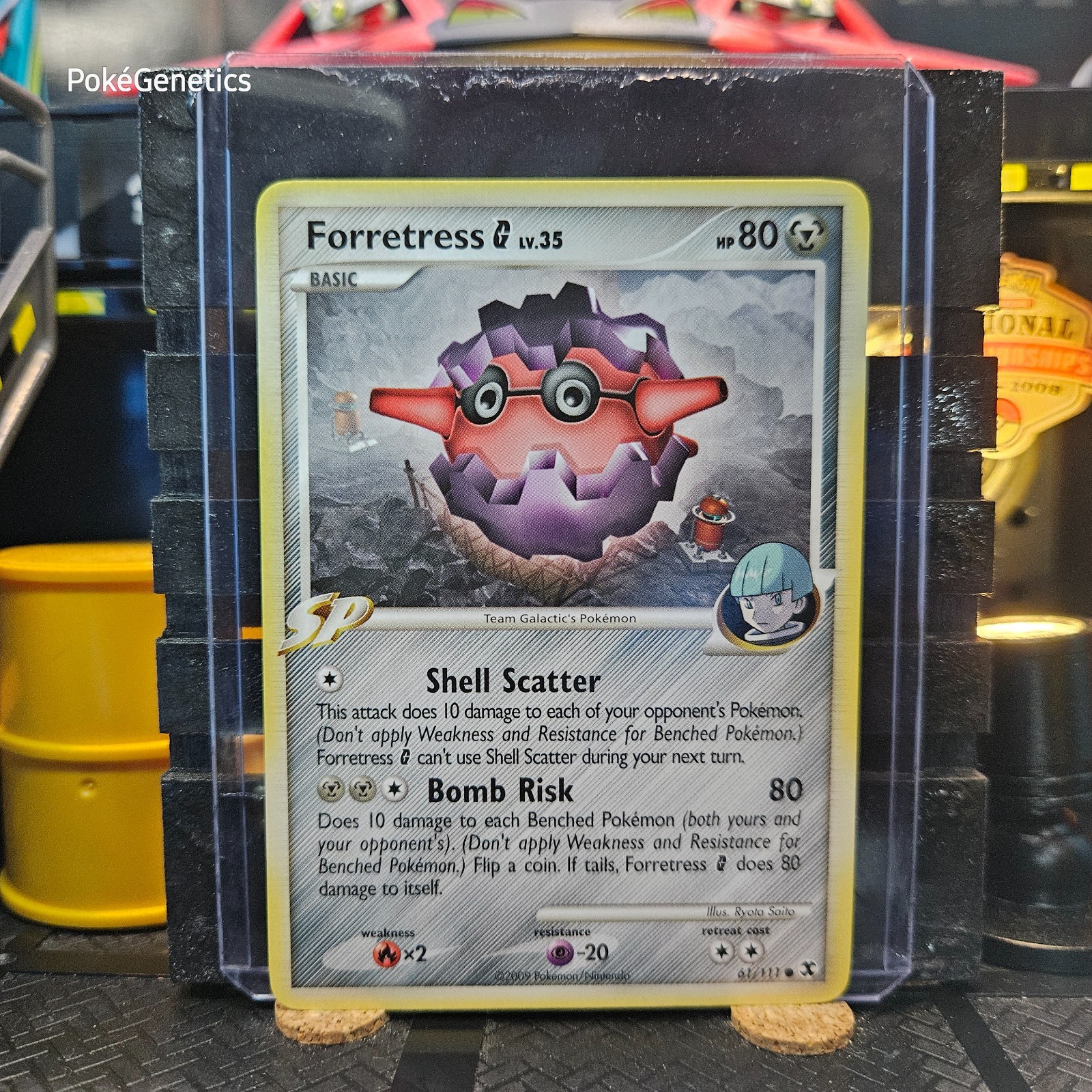 Forretress G Rising Rivals Pokémon TCG 61/111 Platinum SP Common