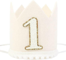 Boho 1St Birthday Celebration Hat - 1St Birthday Crown Hat Natural Boho First Bi