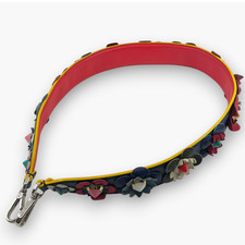 Borsa a tracolla Fendi Strap You Flowerland multicolore in pelle floreale...