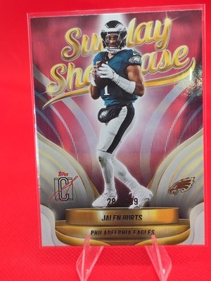 2025-26 Topps Signature Sunday Showcase SS-8 Jalen Hurts Eagles 197/299 