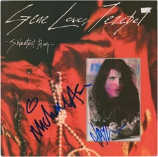 Jay Aston & Michael Aston Gene Loves Jezebel Autographed Sweetest Album - BAS