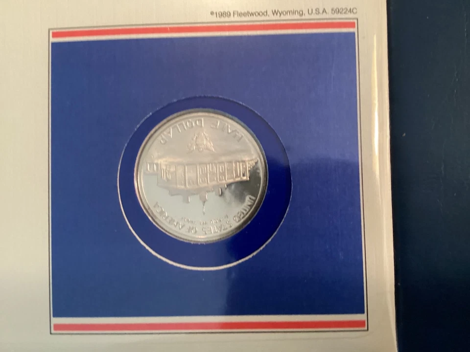 250 anniversary of George Washington silver half & 4 stamps**see description ** - Image 4 of 4