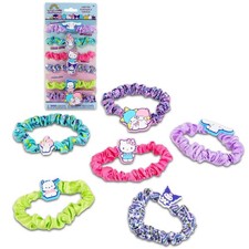 Hello Kitty and Friends Hair Ties 6 pak bundle Cinnamoroll My Melody Hello Ki...
