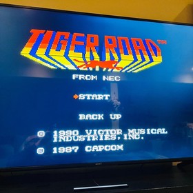 Tiger Road TurboGrafx-16 HuCARD Only Video Game Action Beat 'em Up Retro Tested