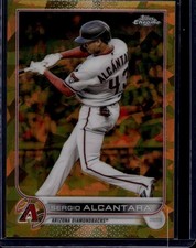 2022 Topps Chrome Update Sapphire Edition #US279 Sergio Alcantara Gold #/50