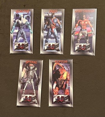 Nintendo Killer Instict 1994  complete card set (5) cards