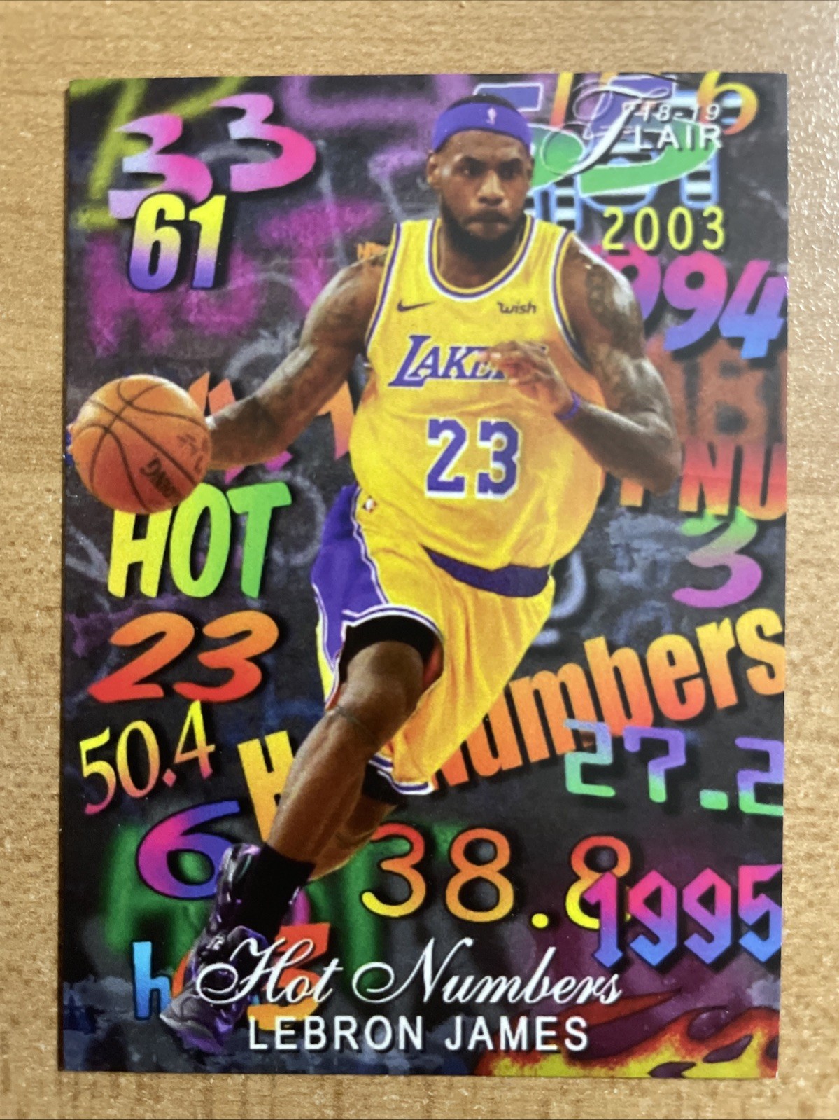 FLAIR HOT NUMBERS LEBRON JAMES #23
