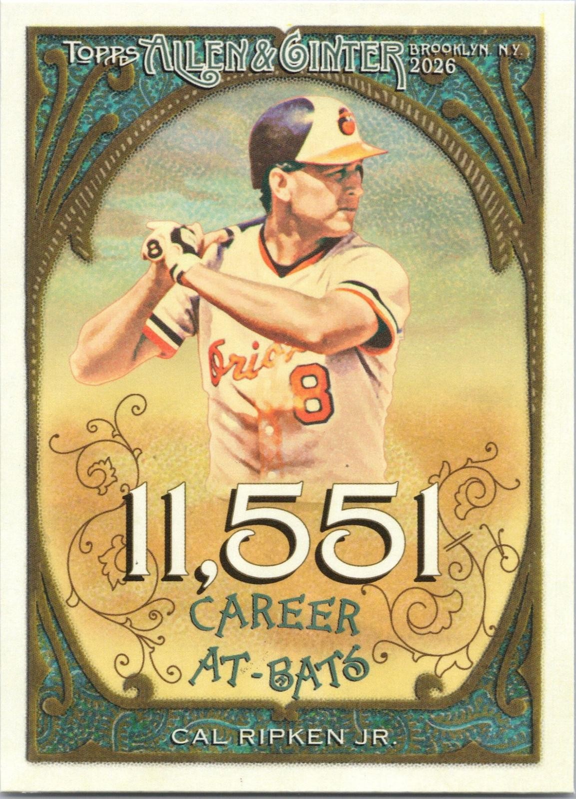 2026 Topps Allen & Ginter #CR-41 Cal Ripken Jr. Career 250 | eBay