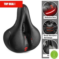 Bike Seat Cushion Breathable Shock Absorbing Bicycle Saddle Cover for Men Women