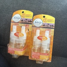 Febreze Plug in Hawaiian Aloha & Rolling Waters Scented Oil Refill  2 in pkg