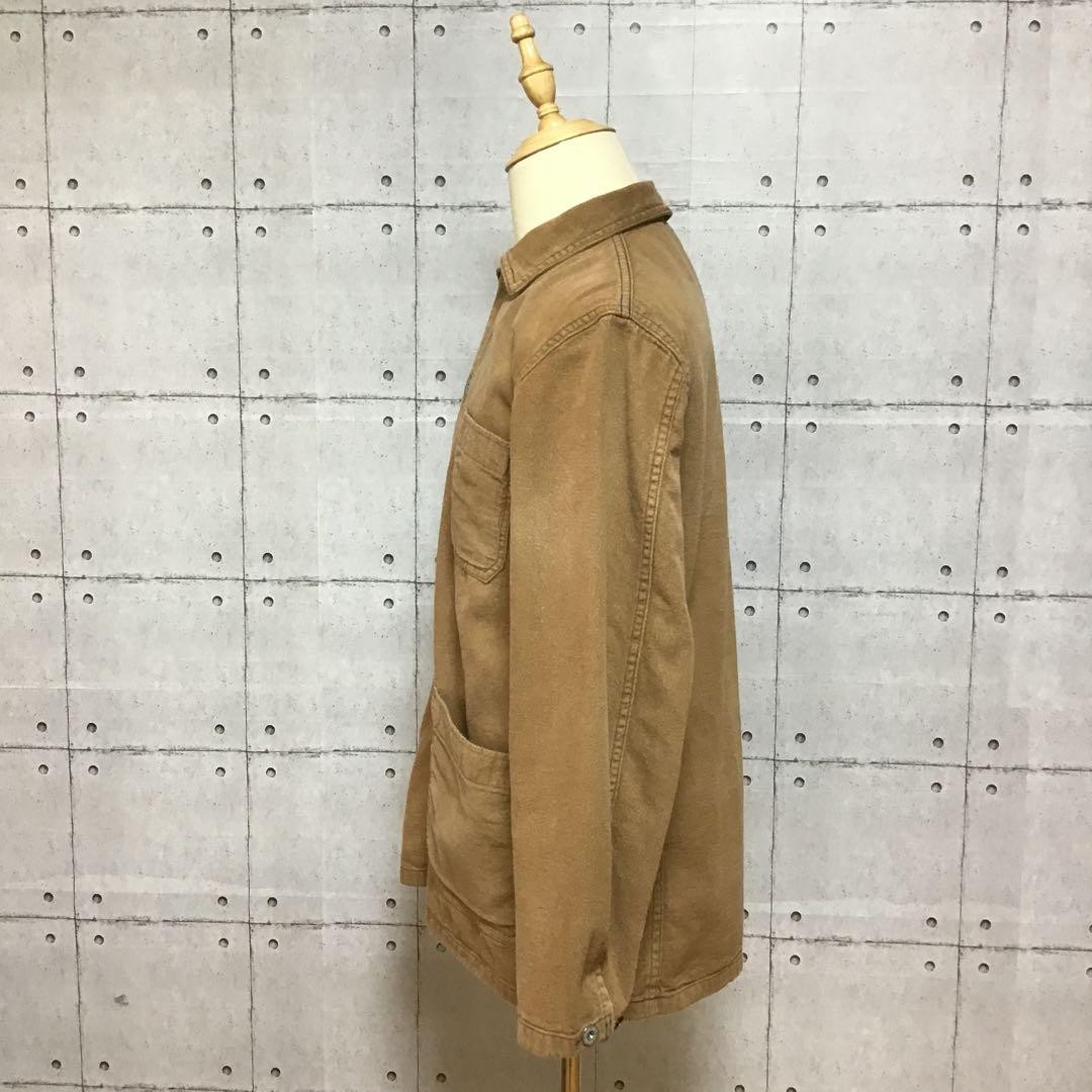 Buzz Rickson's Coverall Pullover Moleskin Brown M - image 5