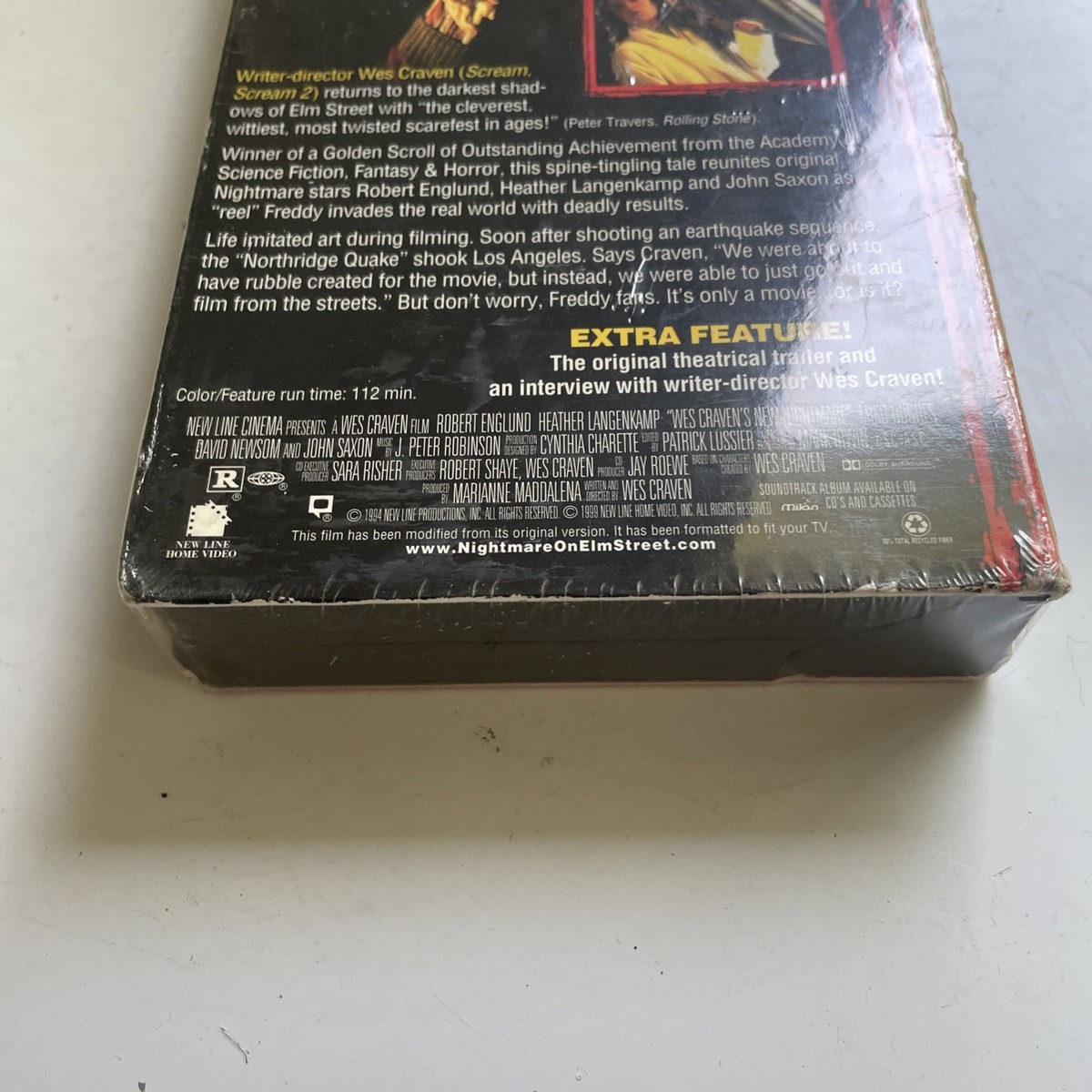 Wes Cravens New Nightmare (VHS, 1995) for sale online | eBay