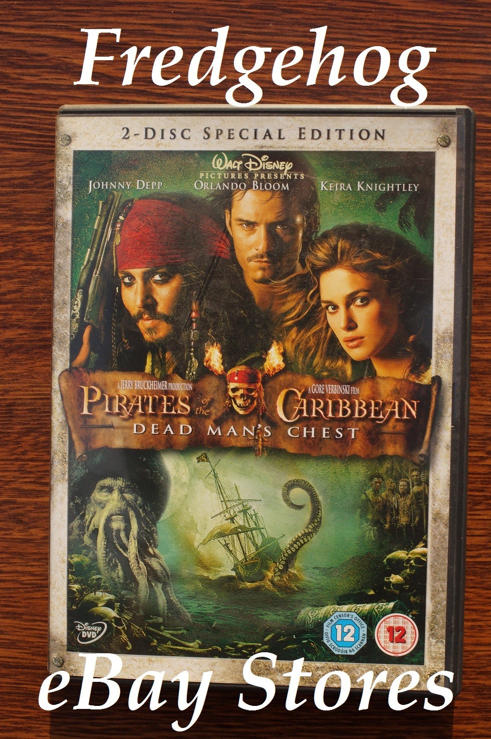 PIRATES OF THE CARIBBEAN - DEAD MANS CHEST - DVD - PAL - WATCHED ONCE