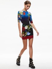 Alice + Olivia Delora Lunch Date Mini Dress 6 NWT $395