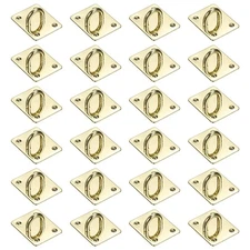 24pcs Phone Ring Holder 0.8" Adhesive Square Cell Phone Ring Finger Grip, Gold