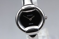 [Near MINT] Gucci 1400L 25mm Black Round Dial Quartz Women's Watch From JAPAN