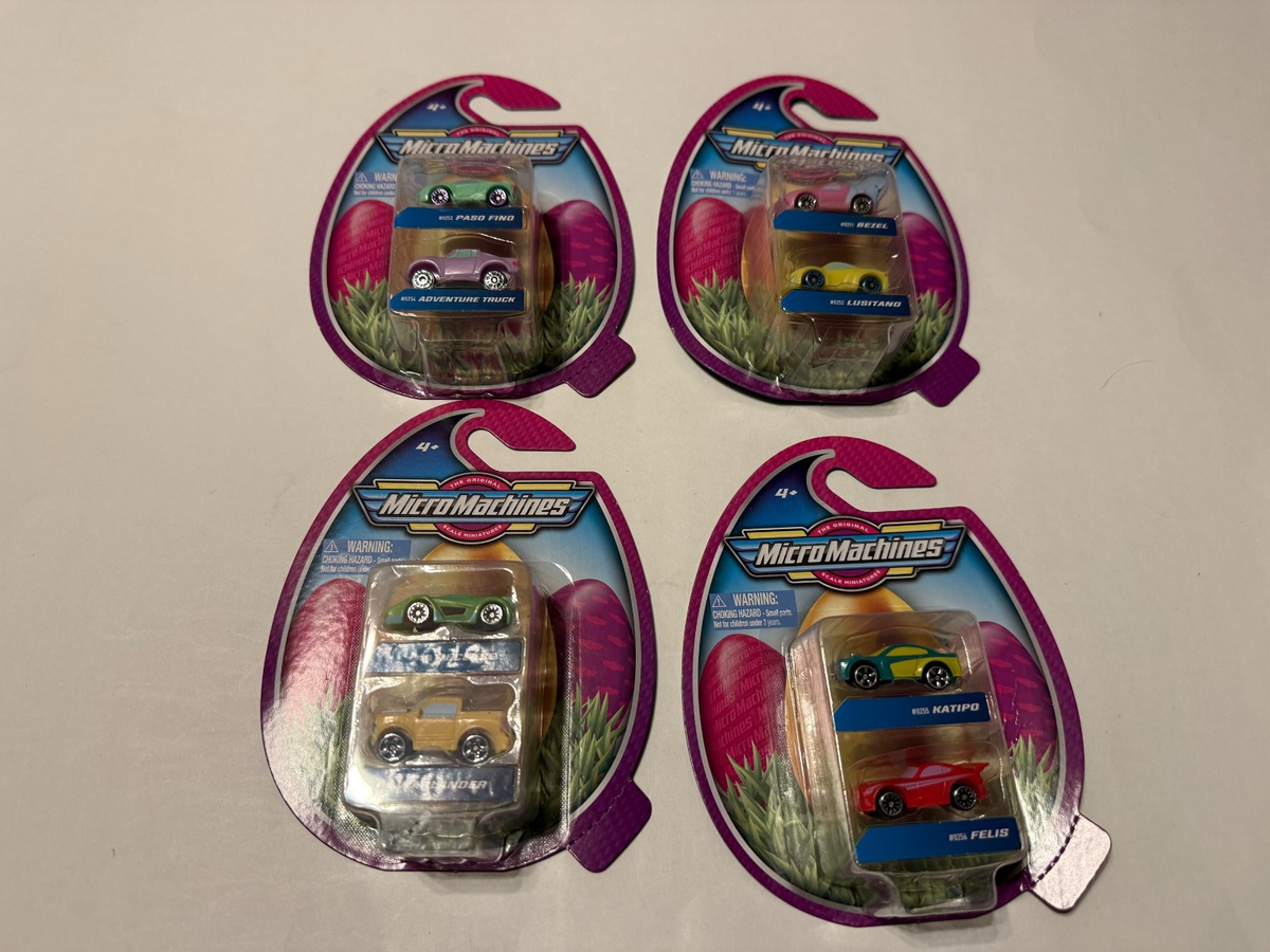 Micro Machines Easter, 2 Vehicle Pack, Hasbro, 2020, 4 sets