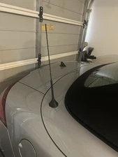 16" inch Antenna Mast Black Power Radio AM/FM for SAAB 9-3 CABRIO 1999-2011 New