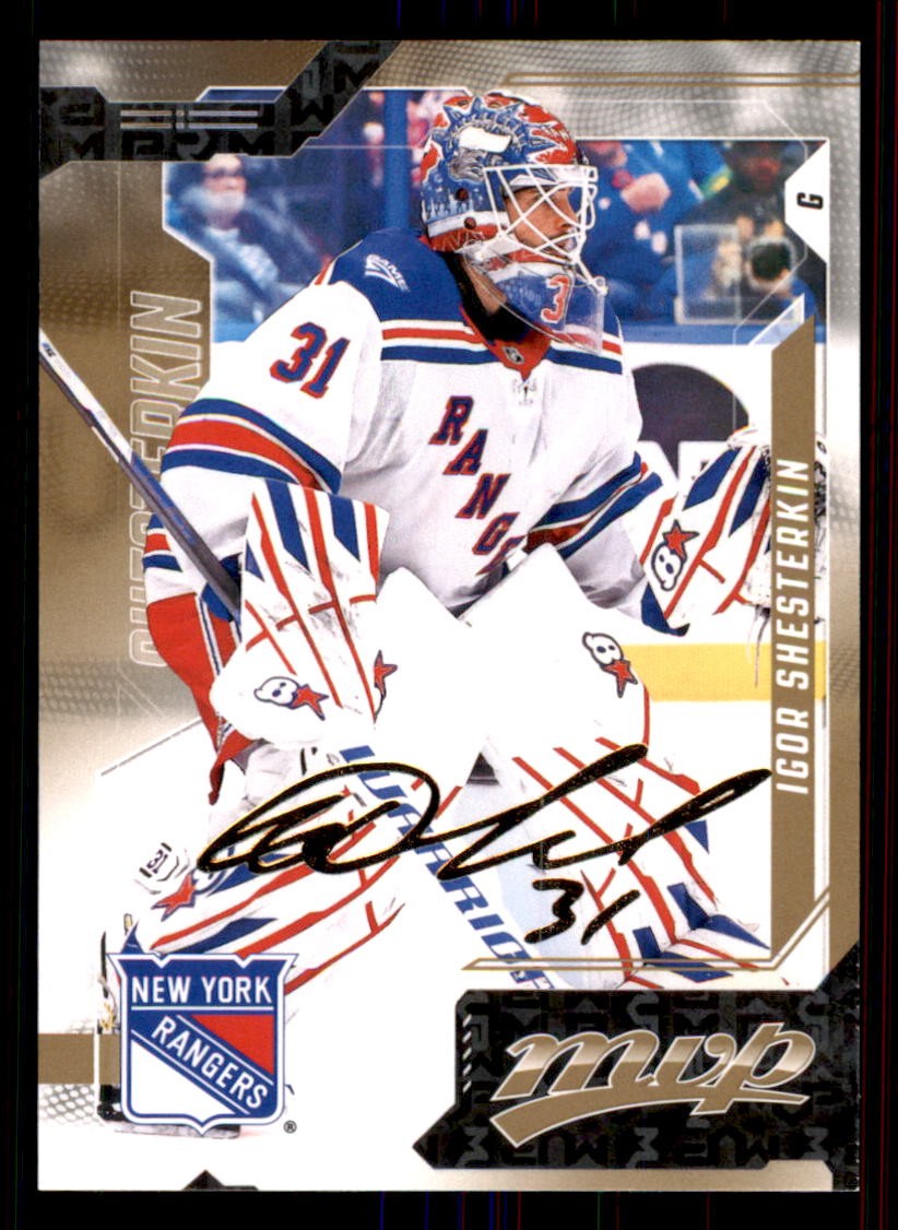 2026-27 Upper Deck MVP Gold Script #144 Igor Shesterkin New York Rangers