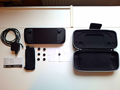 Steam Deck OLED 1 TB, inklusive Tragetasche, Ladekabel und Weiterem