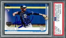 Fernando Tatis Jr Auto 2019 Topps 150th Anniversary RC 410 PSA 9 Sig 10 PSA/DNA