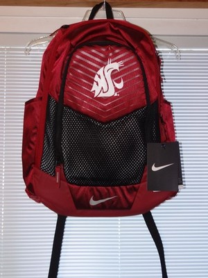 NEW Washington State University Cougars Backpack Burgundy Nike Max Air WSU  vapor