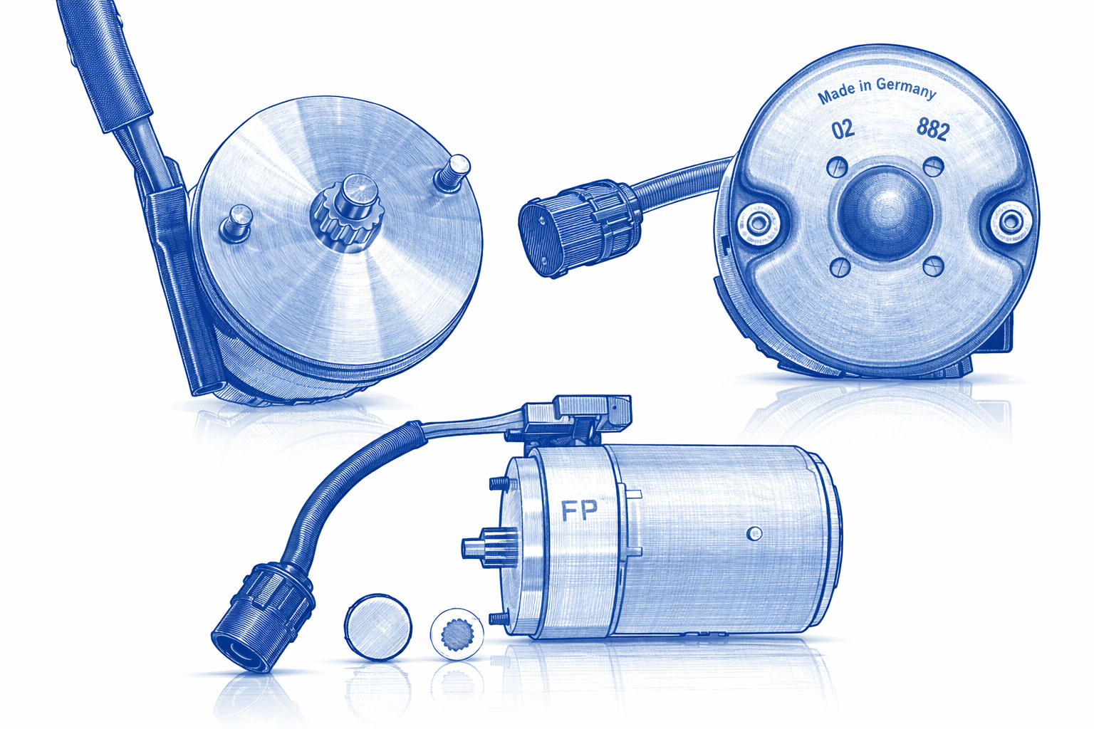 Rolls-Royce RR1 Phantom EWB Sedan ABS DSC Brake Pump Motor 2004–2012 OEM NEW