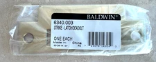 BALDWIN Strike Latch/Deadbolt 6340.003 Polished Brass - set of 2