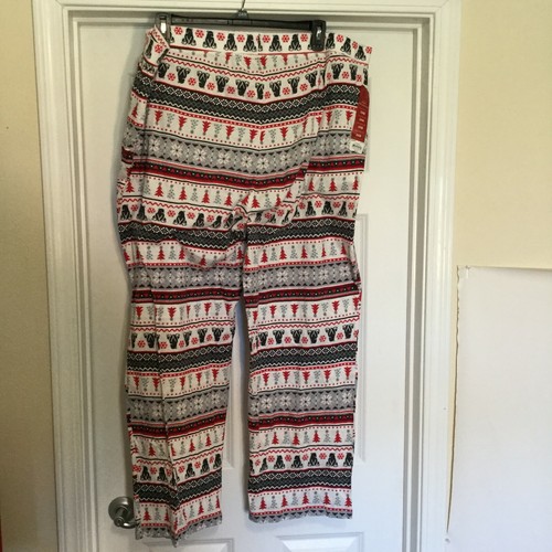 Pigiama Cuddl Duds uomo taglia 3XB Jammies per le tue famiglie pantaloni fondo nuovo con etichette - Foto 2 di 3
