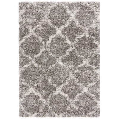 SAFAVIEH Hudson Shag Collection SGH269F Grey / Ivory Rug