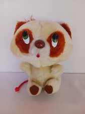 Vintage Cuddle Wit Plushs Dog Cat Stuffed Animal Toy Rope Tails Big Eyes Rare
