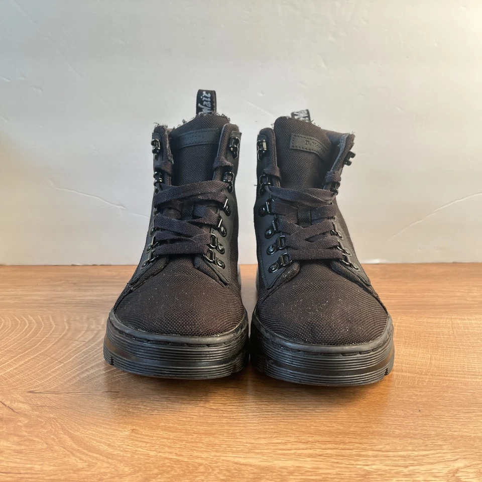 Botas informales Dr Martens Combs negras de combate al tobillo de polietileno JY004 para mujer talla US 7 Foto 3 de 4