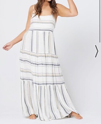 NEW L*Space  Santorini  dress in Isla Vista Stripe -Size Medium