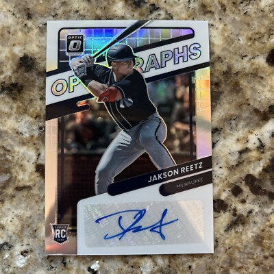 2022 Donruss Optic Jakson Reetz Opti-Graphs Rookie RC Auto Refractor  #OG-JR