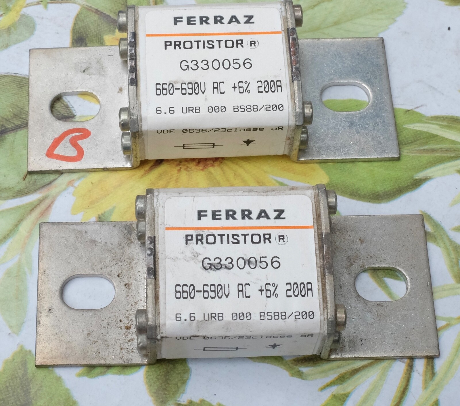 Fusible 200A 690V taille 000 pour la protection contre courts-circuits
