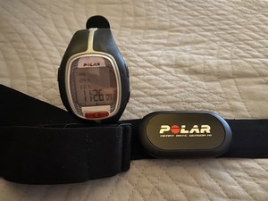 polar rs300x running heart rate monitor and computer